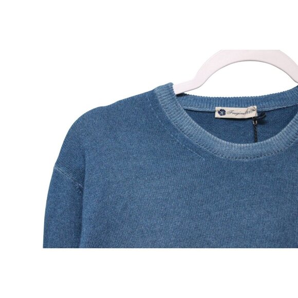 NWT Frugone 1885 Men's 100% Cashmere Sweater Size 48 Medium Preppy Knit Italy - Picture 5 of 14